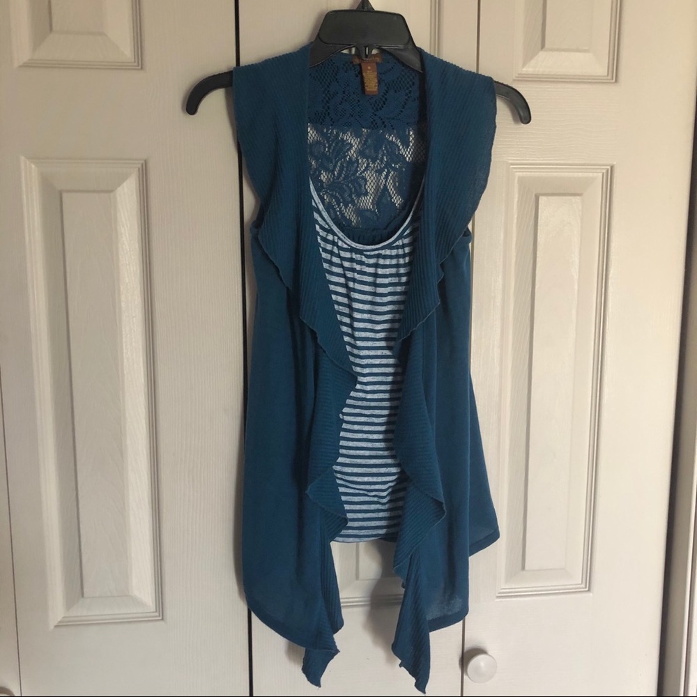 Copper Key Blouse Size Small